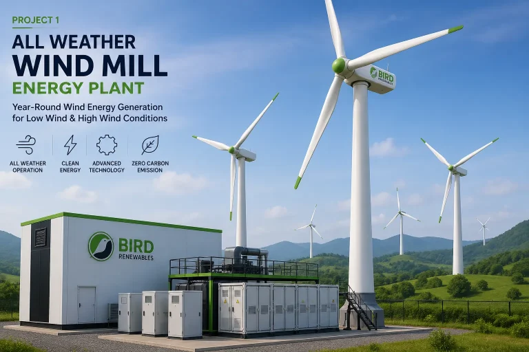 All Weather Wind Mill Energy Plant Company in India