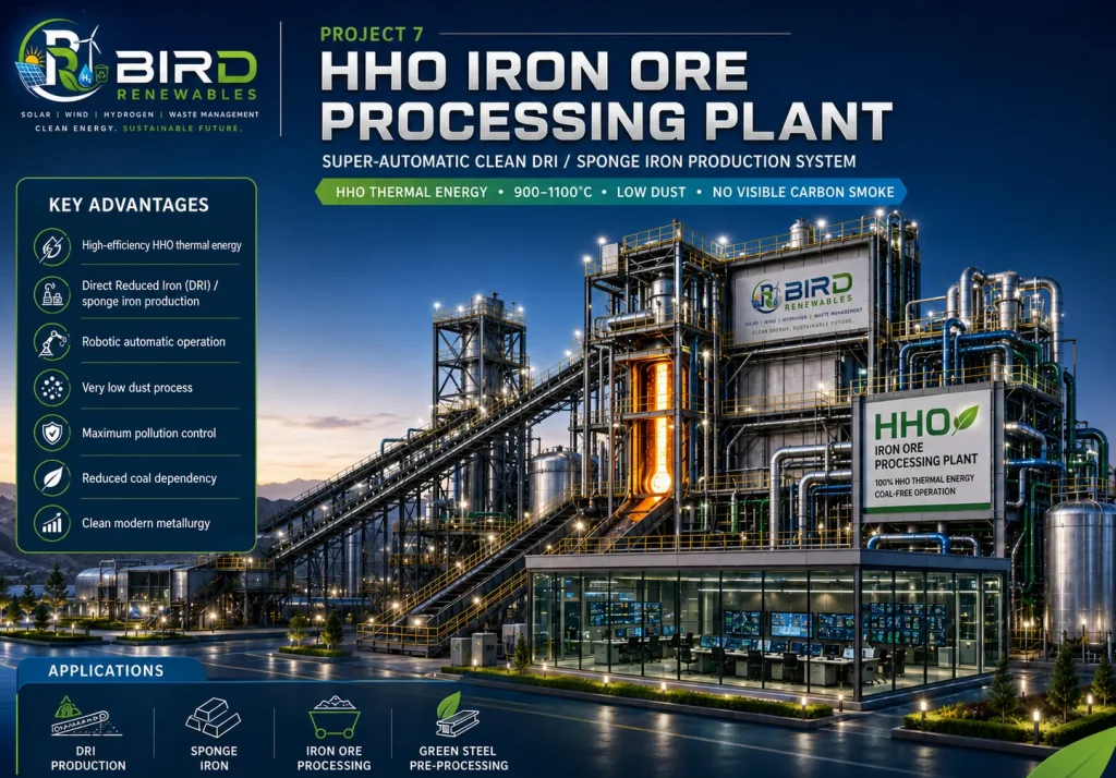 HHO Iron Ore Processing Plant