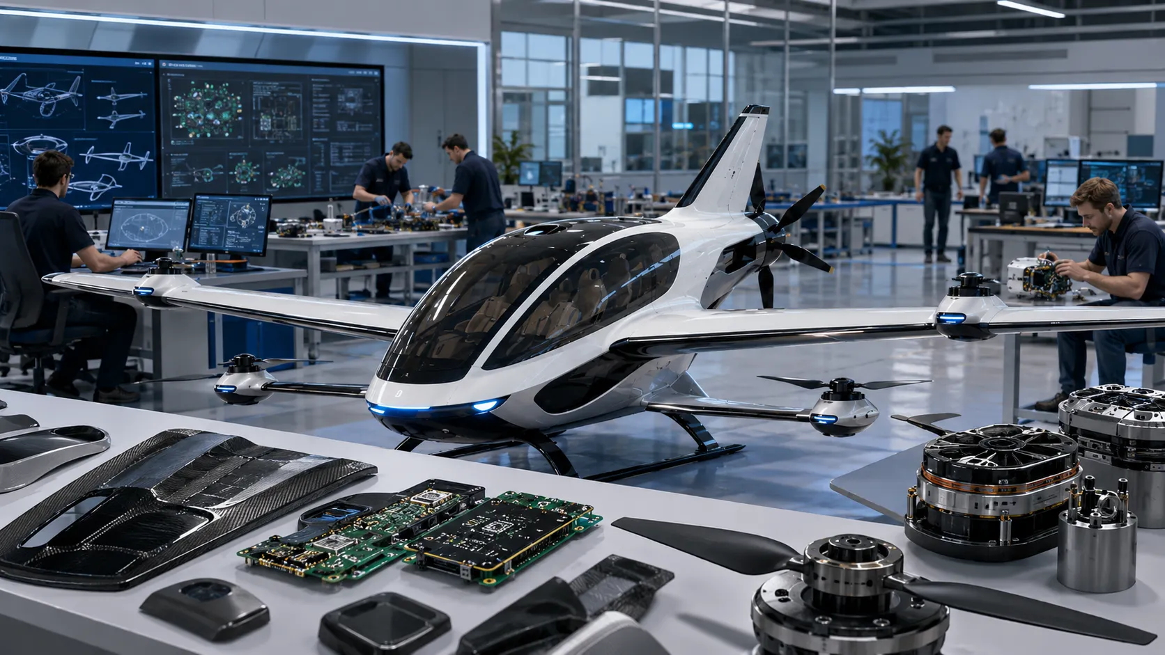 Air-Only Passenger Drone Manufacturing & Licensing Concept