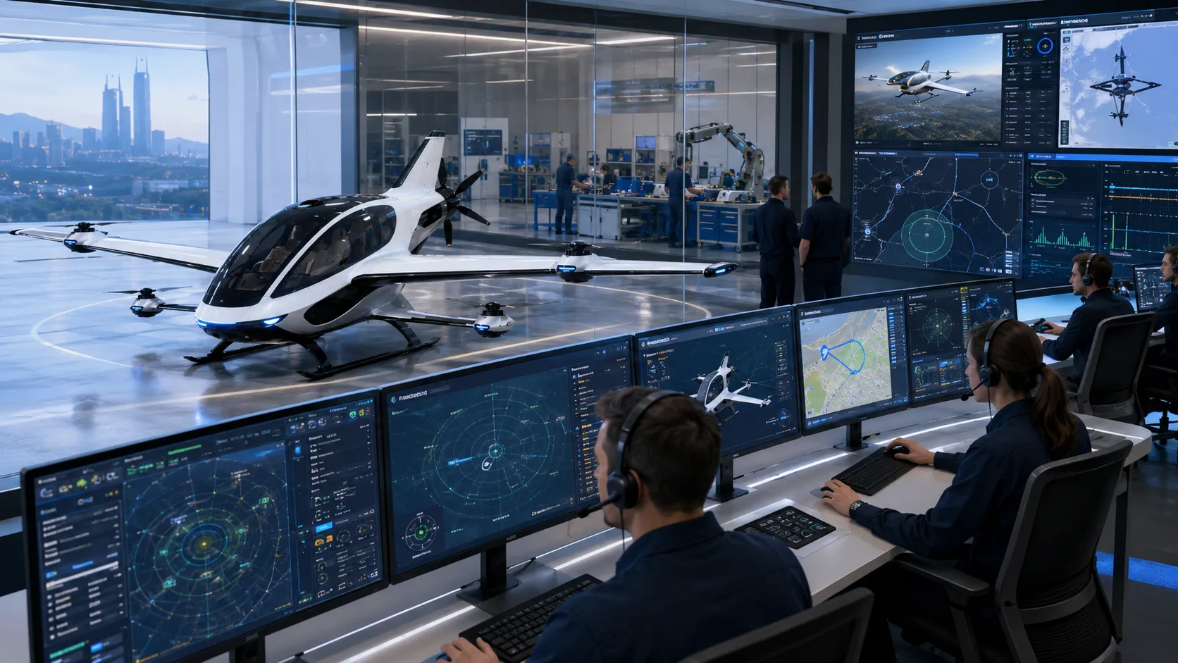 Air-Only Passenger Drone Manufacturing & Licensing Concept